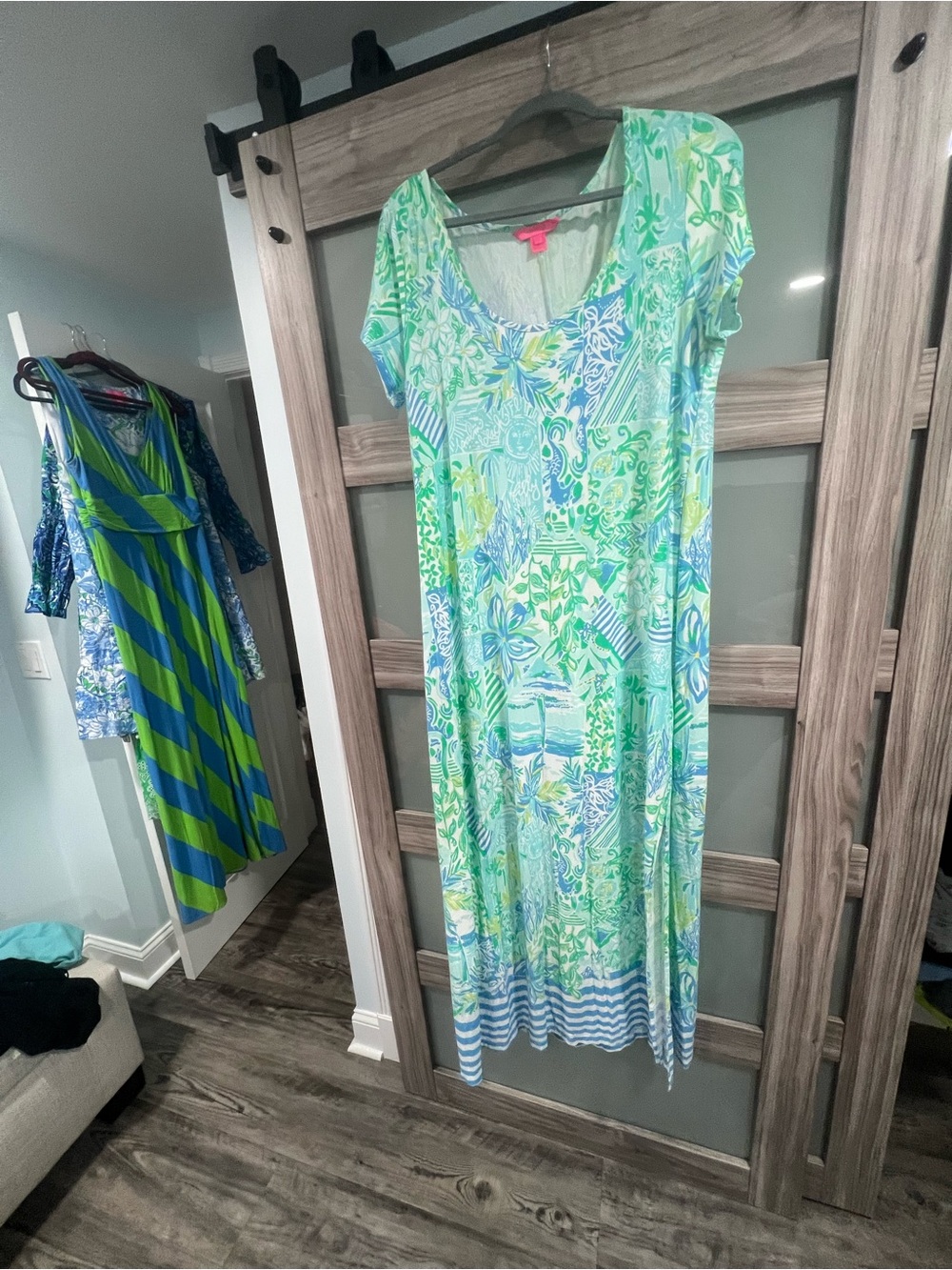 Lilly Pulitzer Mint Green Floral Dress